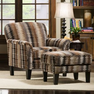 Simmons Upholstery Timbuktu Arm Chair and Ottoman