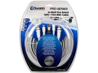 Swann SWPRO 15MFRC GL In Wall Fire Rated 50ft/15m BNC Cable