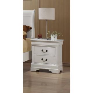 Coaster Company Louis Philippe Collection Nightstand, White