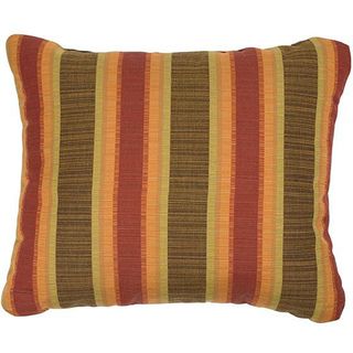 Autumn Stripe Knife edge Indoor/ Outdoor Pillows with Sunbrella Fabric