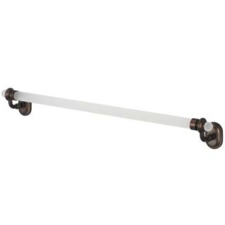 Water Creation Glass Series 24 in. Towel Bar in Oil Rubbed Bronze BA 0002 03