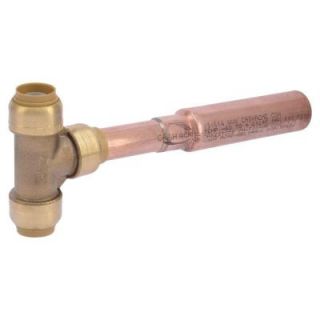 SharkBite 1/2 in. Brass Push to Connect Commercial Water Hammer Arrestor Tee 22631LF