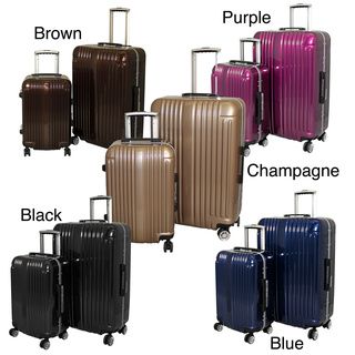 World Traveler Elite 2 piece Hardside Spinner Luggage Set   TSA Lock