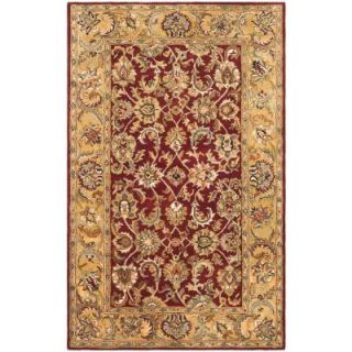 Safavieh Classic Red/Gold 4 ft. x 6 ft. Area Rug CL758C 4