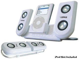 Pyle   Portable Speaker System For Ipod & Any Other  Player