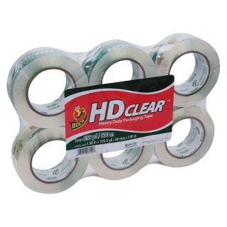 Duck® 1.88 x 110 yd Heavy Duty Carton Packaging Tape   Clear (6 Pack