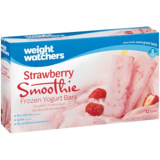 Weight Watchers Strawberry Smoothie Frozen Yogurt Bars, 1.75 fl oz, 12 count
