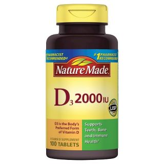 Nature Made Vitamin D3 2000 I.U. Tablets