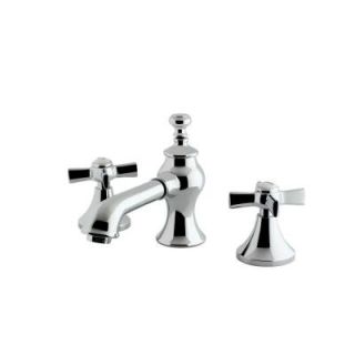 Kingston Brass 8 in. Widespread 2 Handle Mid Arc Bathroom Faucet in Polished Chrome HKS7061ZX