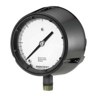 ASHCROFT 451279AS04LV/30# Compound Gauge, 30 Hg to 30 psi, 4 1/2In
