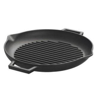Lava Cookware ECO Enameled Cast Iron 12'' Round Grill Pan