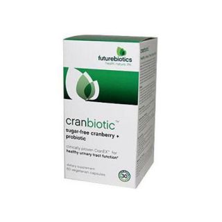 Futurebiotics Cranbiotic Sugar Free Cranberry Plus Probiotic Capsules, 60 Ea