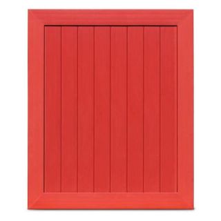 Veranda Pro Series 5 ft. W x 6 ft. H Barn Red Vinyl Anaheim Privacy Fence Gate 154045
