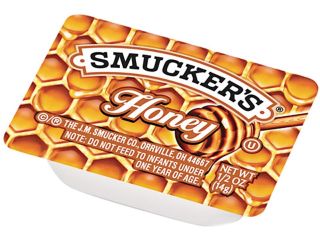 Smucker's 763 Smucker's Honey, Single Serving Packs, 1/2 oz, 200/Carton