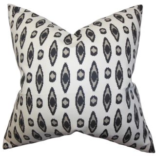 Rane Polka Dots Chartreuse White Feather Filled 18 inch Throw Pillow