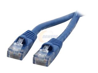 Coboc CY CAT6 0.5 BL 0.5ft. (6in.) 24AWG Snagless Cat 6 Blue Color 550MHz UTP Ethernet Stranded Copper Patch cord /Molded Network lan Cable