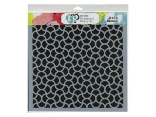 Crafters Workshop TCW 431 Crafters Workshop Template 12 in. X12 in.  Ripples