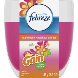 Febreze Candle Gain Island Fresh Air Freshener, 5.5 oz