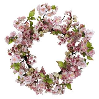Nearly Natural Cherry Blossom Wreath