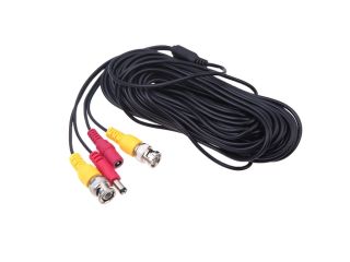32ft(10m) BNC Video Power Siamese Cable for Surveillance Camera DVR Kit