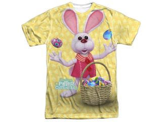 Here Comes Peter Cottontail Basket Of Eggs (Front Back Print) Mens Shirt