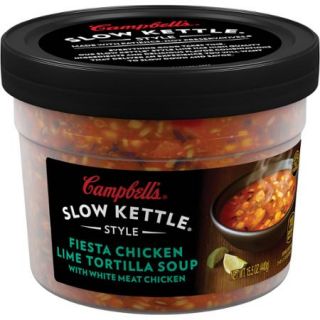 Campbell's Slow Kettle Style Fiesta Chicken Lime Tortilla Soup, 15.5 oz