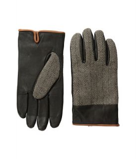 Original Penguin Woven Herringbone/Leather Glove