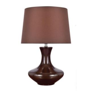 Illumine Designer 17 in. Coffee Bronze CFL Table Lamp CLI LS 22313COFFEE