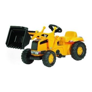 Rolly CAT Kid's Pedal Tractor with Trailer