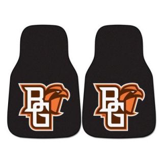 FANMATS Bowling Green State University 18 in. x 27 in. 2 Piece Carpeted Car Mat Set DISCONTINUED 5195