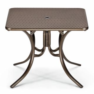Telescope Casual 36 in. Square Perforated Top Patio Dining Table