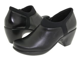 Naot Footwear Gleam Black Madras Leather/Black Stretch