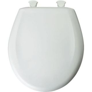 BEMIS Round Closed Front Toilet Seat in Crane White 200SLOWT 020