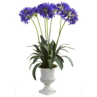 Nearly Natural African Lily with Urn in Purple 1332 PP