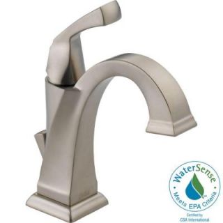 Delta Dryden Single Hole Single Handle Bathroom Faucet in Stainless 551 SS DST