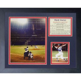 Legends Never Die Hank Aaron   715th Home Run Framed Memorabilia