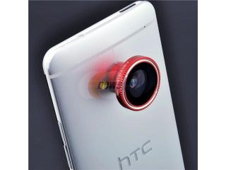 Magnetic 3 in 1 Fisheye Lens+Wide Angle+Micro Lens Photo Kit For HTC One M7