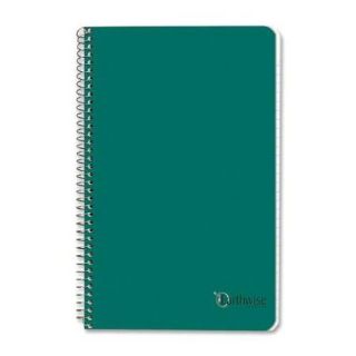 Ampad Recycled Wirebound Notebook   80 Sheet   Narrow Ruled   Jr.legal 5" X 8"   1 Each   White Paper (AMP25400)
