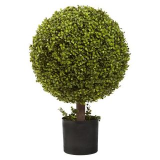 Nearly Natural 27” Boxwood Ball Topiary