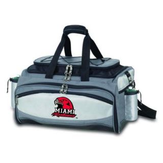 Picnic Time Miami Redhawks   Vulcan Portable Propane Grill and Cooler Tote by Digital Logo 770 00 175 334