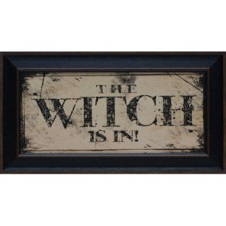 The Witch Framed Textual Art by Artistic Reflections