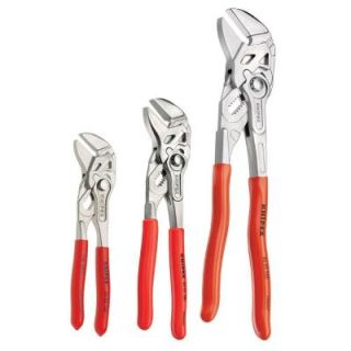 KNIPEX 6 in., 7 in. and 10 in. Pliers Wrench Set (3 Piece) 9K 00 80 45 US