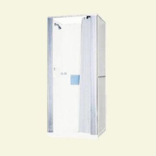 Swan 36 in. x 36 in. x 73 in. Shower Cabinet in White FS03636.010