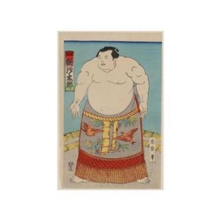 Sumo Wrestler Print (Canvas 20x30)