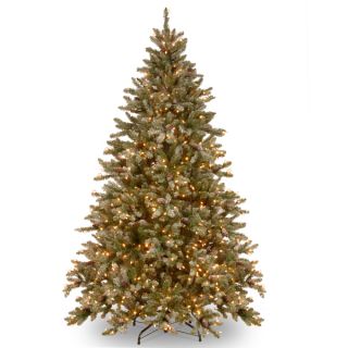 Snowy Concolor Fir Hinged Tree with 750 Lights   16719444  