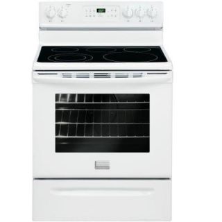 Frigidaire Gallery Gallery 5.4 cu. ft. Smoothtop Electric Range with Self Cleaning Oven in White FGEF3030PW