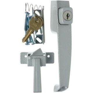 Wright Products 1 1/2 in. Aluminum Push Button Keyed Latch VK398X3