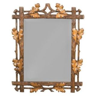 Oklahoma Casting Medium Oak Leaf Wall Mirror