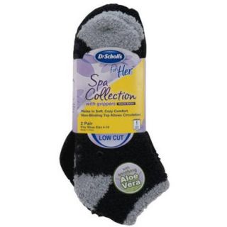 Dr. Scholl's Women's For Her Spa Collection Low Cut Socks 2 Pack