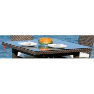 Hospitality Rattan Soho Patio Woven Square Dining Table Top